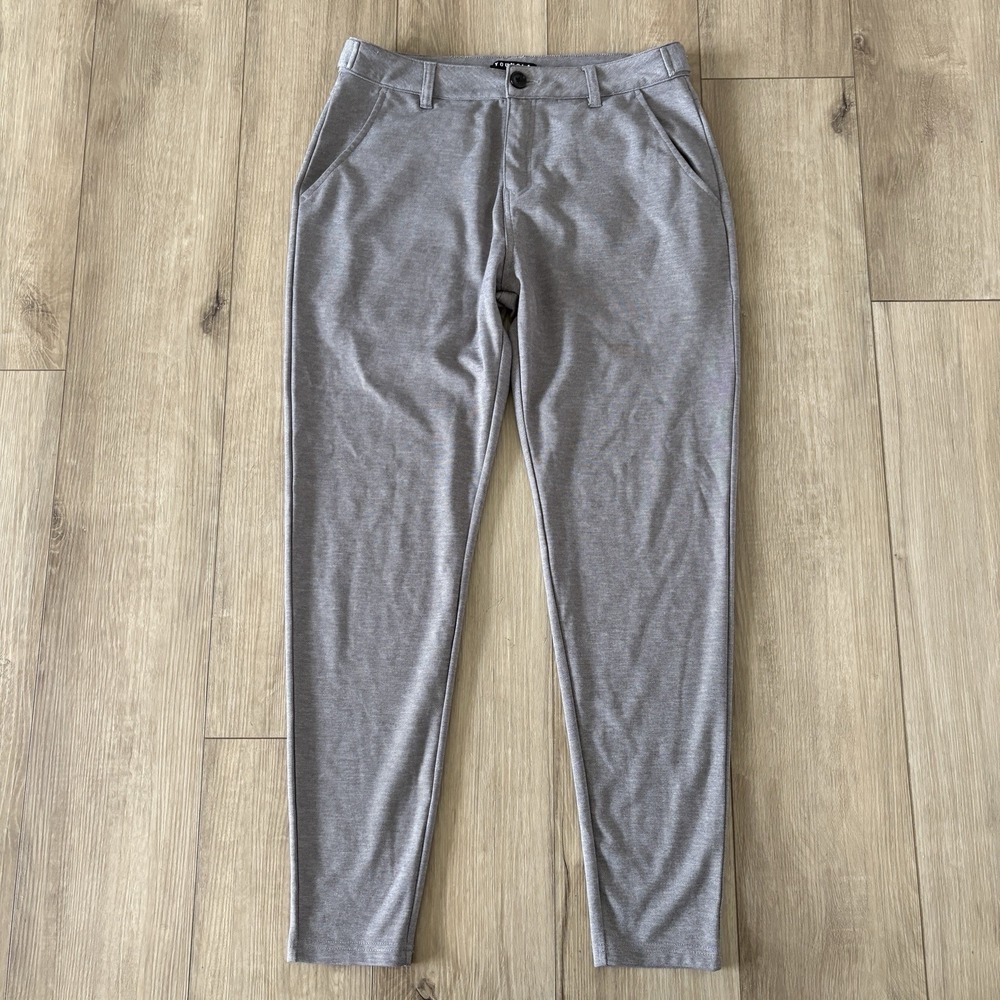 Young LA 614 Dapper Dress Pants Men's Size 34 x 32 Gray Pants Tapered Slim Fit